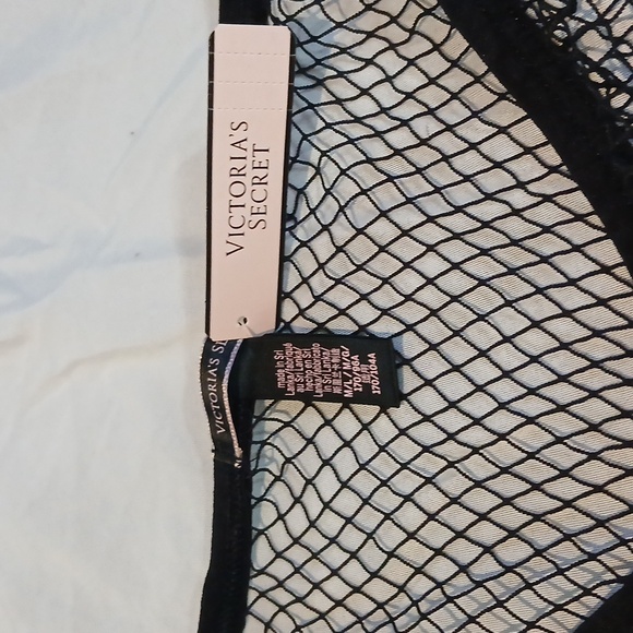 Black Mesh Women's Top - Picture 3 of 6